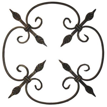 Ornament h450, b450, 12x6mm