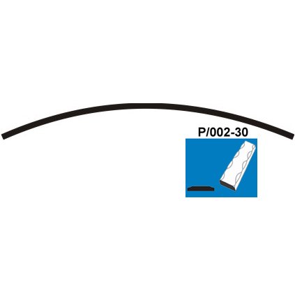 Predhnutý oblúk P/002B-30x5, P200, L2450mm
