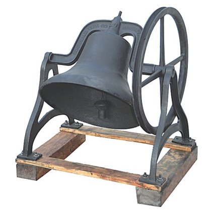 Zvon liatinový 750x550x840mm, cast iron, black