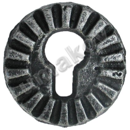 Štítok zámkový-fab cast iron, D68mm