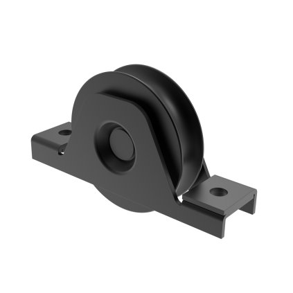 Pojazdové koliesko komplet - U, Zn, D80, čierne