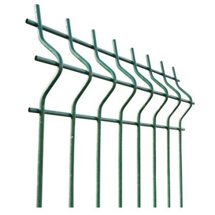 Zváraný plotový panel 3D ZnPVC 2500x1530x5mm zelená