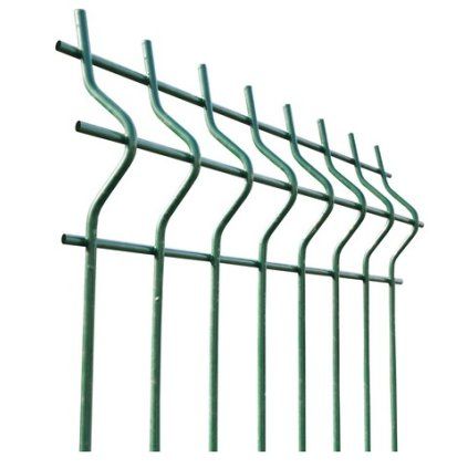 Zváraný plotový panel 3D ZnPVC 2500x1530x5mm zelená