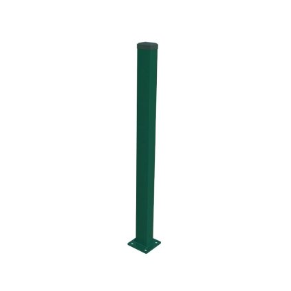 Stĺpik 60x40mm s pätkou ZnPVC 1600mm zelená