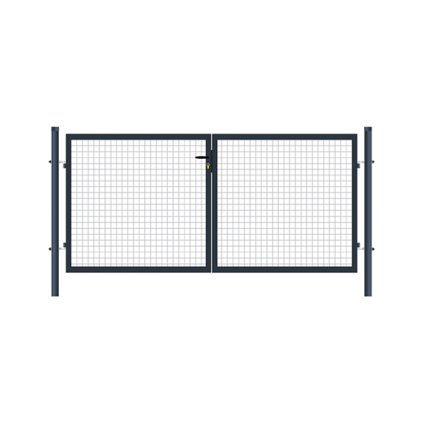 Brána 2kr. Eco ZnPVC 3600x1600mm antracit