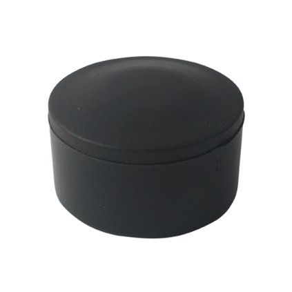 Čiapočka na stĺpik D48mm PE čierna