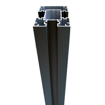 Hliníkový stĺpik 70x70mm, 2500mm, antracit