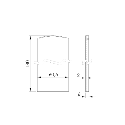 Záslepka pre profil AL/0004-LIGHT-S-E pre schody