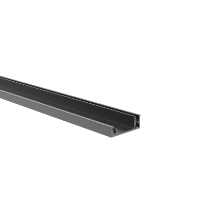 Hliníkový plotový adaptér pre výplne - 6000mm krycia lišta
