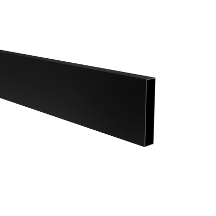 Hliníková plotová výplň 20x100x1,1 - 6000mm čierna R9005