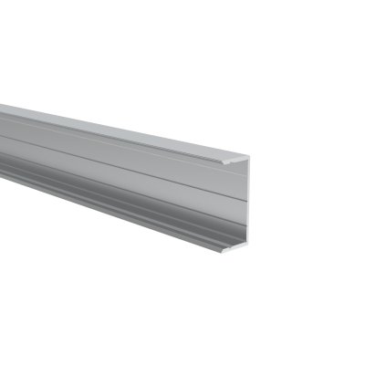 Hliníkový plotový adaptér pre výplne 40 mm a pre fasádny systém 45 x 20 – 6,0 m – Natural