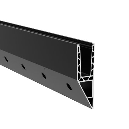 Celosklenené zábradlie-profil dutý-bočné kotvenie
