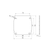 Krytka profilu Zn, profile 90x95mm