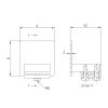 Krytka profilu Zn, profile 80x80mm