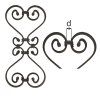 Ornament 410x200, 12x6, d12x12mm