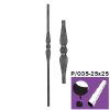 Tyč kovaná h1200, b58mm, P/035-25x25