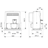 CAME BX708 STRONG ATOMO sada pre posuvnú bránu do 800 kg