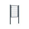 Bránka 1kr. SQUARE ZnPVC 1000x1200mm antracit