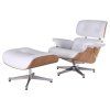 Kožené kreslo Charles & Ray Eames replika jaseň