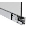 Zasklenie pevné -  set 3m profilu elox-inox
