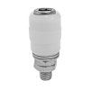 Koliesko-plastové INOX, D32mm, white