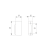 Zámok elektromagnetický, 12-24V AC/DC