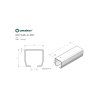 Profil vodiaci spodný Zn, 94x85x5mm, L3m