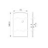 Záslepka pre profil AL/0011-ProXL-N-E