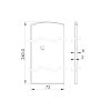 Záslepka pre profil AL/0011-ProXL-N-E