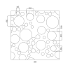 Dizajnový 3D plech, t1,2mm - Zn