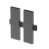 Hliníkový plotový adaptér pre výplne 40 mm a pre fasádny systém 45 x 20 – 6,0 m – Antracit RAL 7016