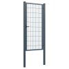 Bránka 1kr. SQUARE ZnPVC 1000x2000mm, antracit