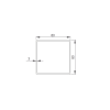 Profil pozinkovaný  JP 80x80x3mm-6000
