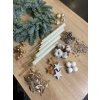 kreativní sada adventní věnec - dlouhé svíčky