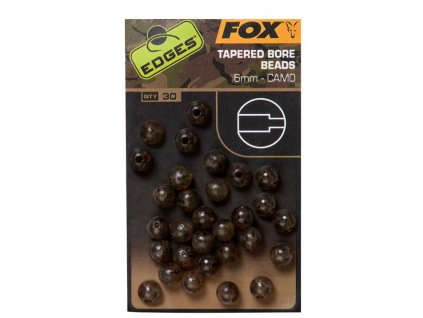 fox koralky edges camo tapered bore bead 30 ks 6 mm