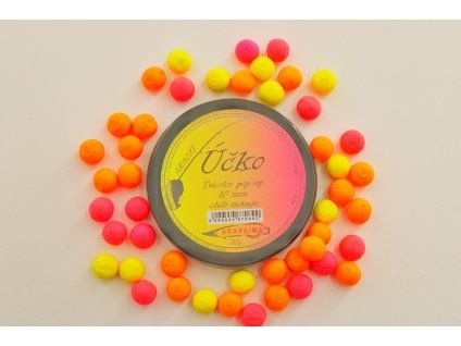 Arapaima Účko Tricolor Pop Up 10mm Chili Mango 20gr