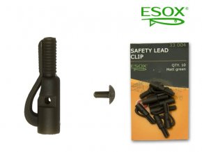 esox safety lead clip 10 ks original