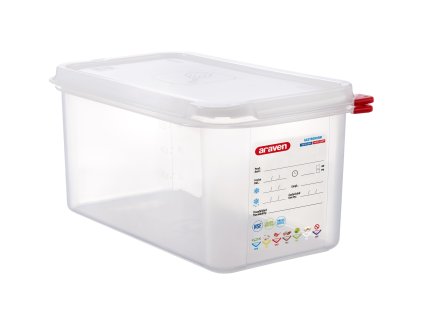 Araven PP GN1/3 150mm 6 l transparent, vzduchotěsná, s víkem