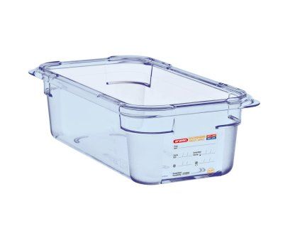 Araven bez BPA GN1/4 100 mm 2,6 l, niebieski