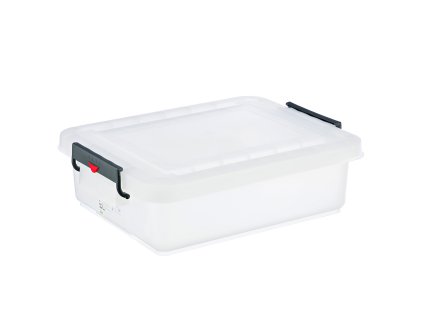 Araven box na potraviny s víkem 30l bílá