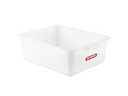Głęboki pojemnik Araven, biały, 25 l