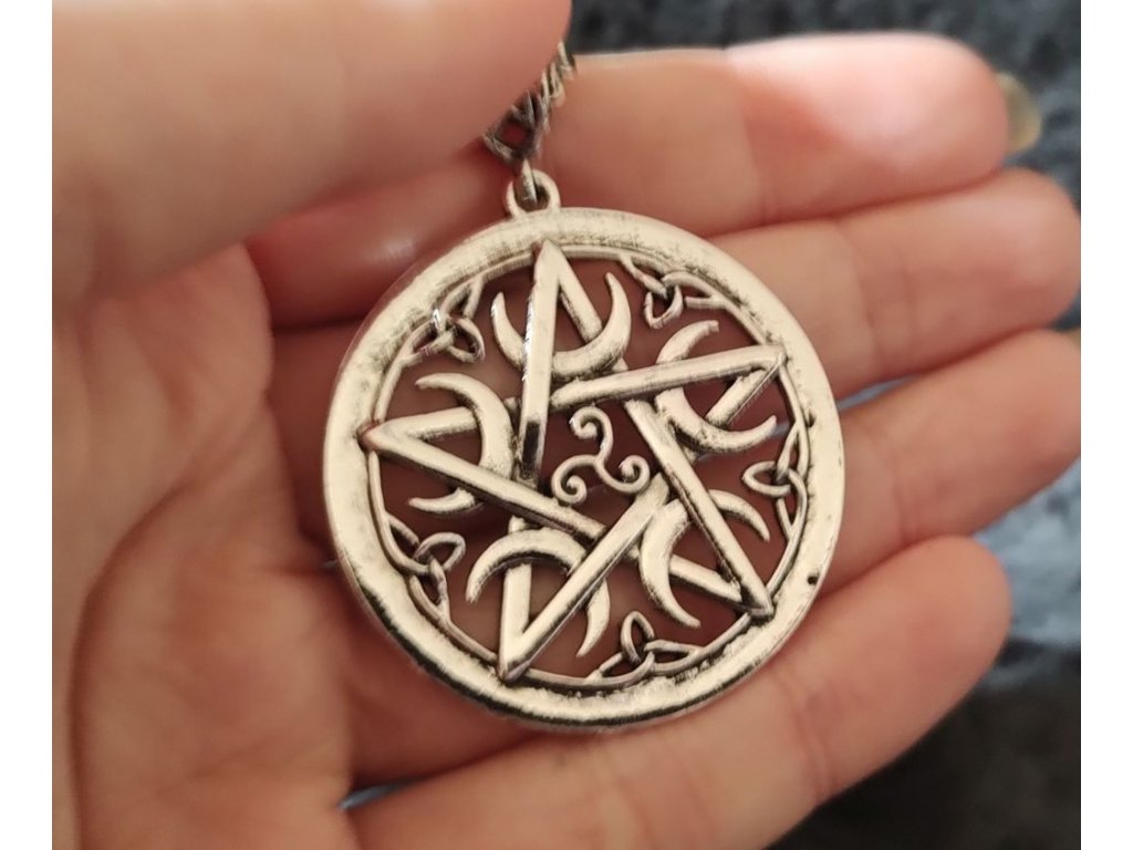 Přívěsek Měsíční pentagram