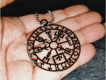 Přívěsek z chirurgické oceli Vegvisír