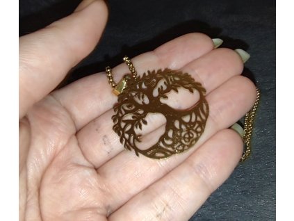 Náhrdelník Strom života z chirurgické oceli