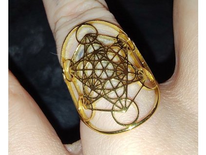 Roztahovatelný prsten Metatronova krychle