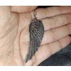 Postříbřený náhrdelník Andělské křídlo