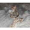 Kulatý amulet Triskelion z chirurgické oceli