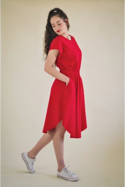 Červené šaty ALESSA