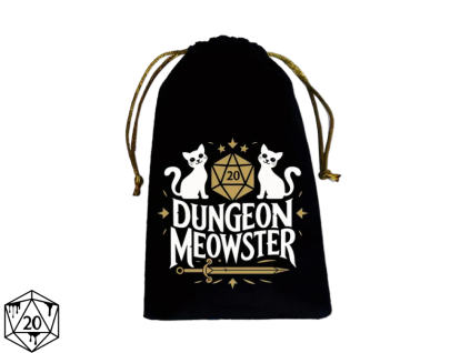 Dungeon Meowster - Semišový sáček