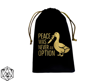 Peace was never an option - Semišový sáček
